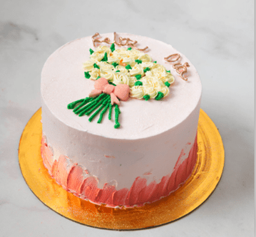 Pastelería Yanuba 40 Ponqué de chocolate decorado con crema richs